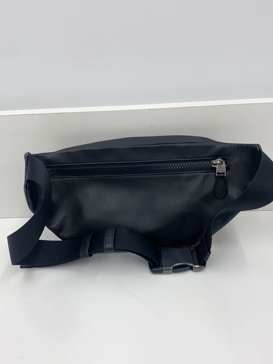 COACH Shoulder Bag Leather BLK All Over Pattern c3765 3