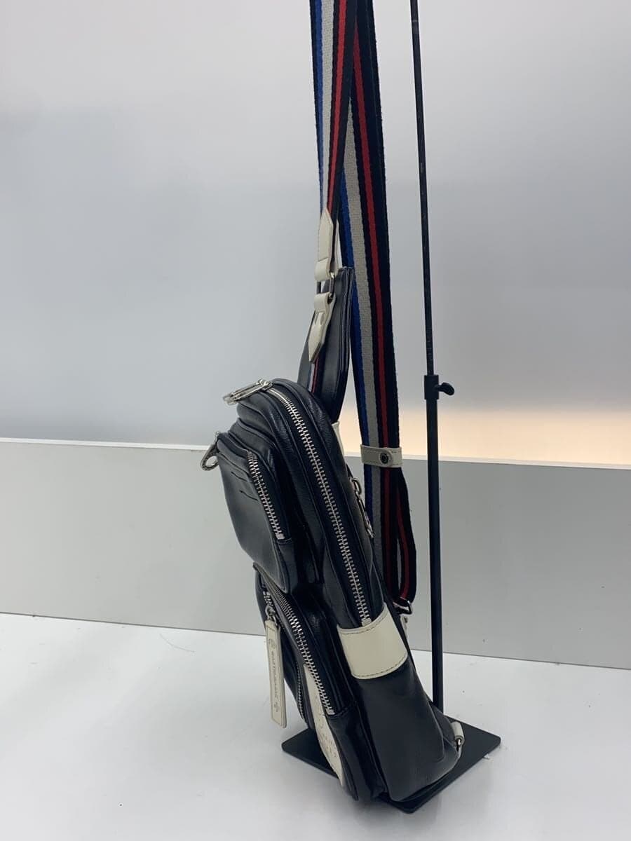 CASTELBAJAC Shoulder Bag Leather BLK Solid 040101 2