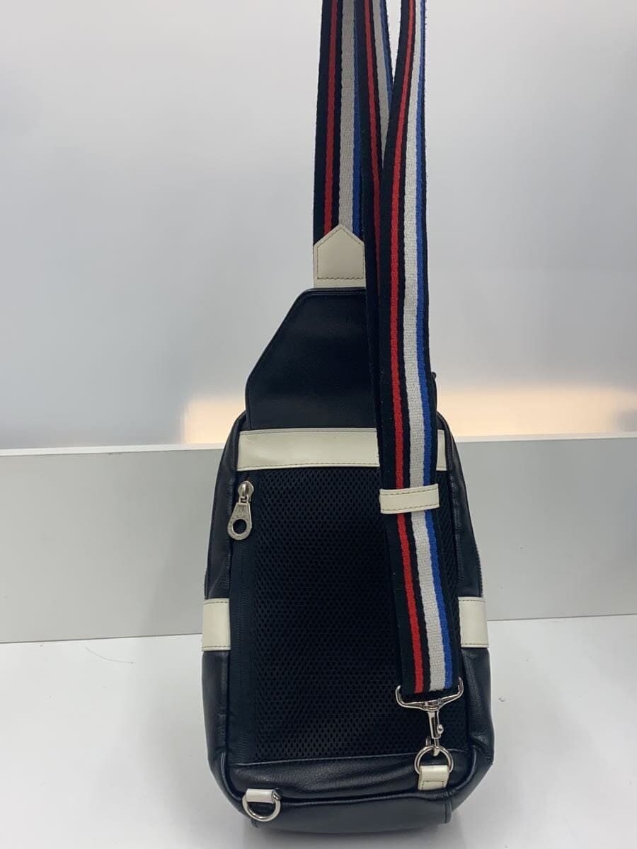 CASTELBAJAC Shoulder Bag Leather BLK Solid 040101 3