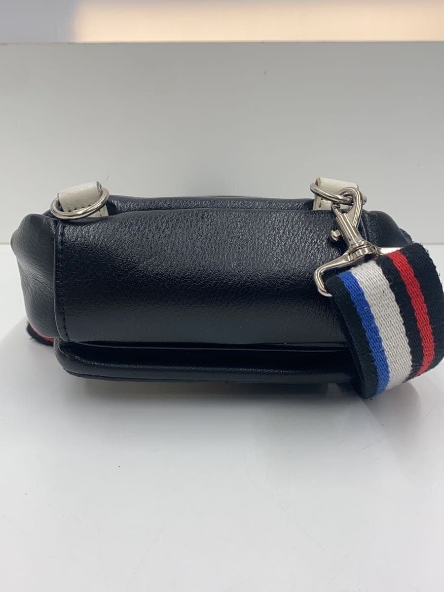 CASTELBAJAC Shoulder Bag Leather BLK Solid 040101 4