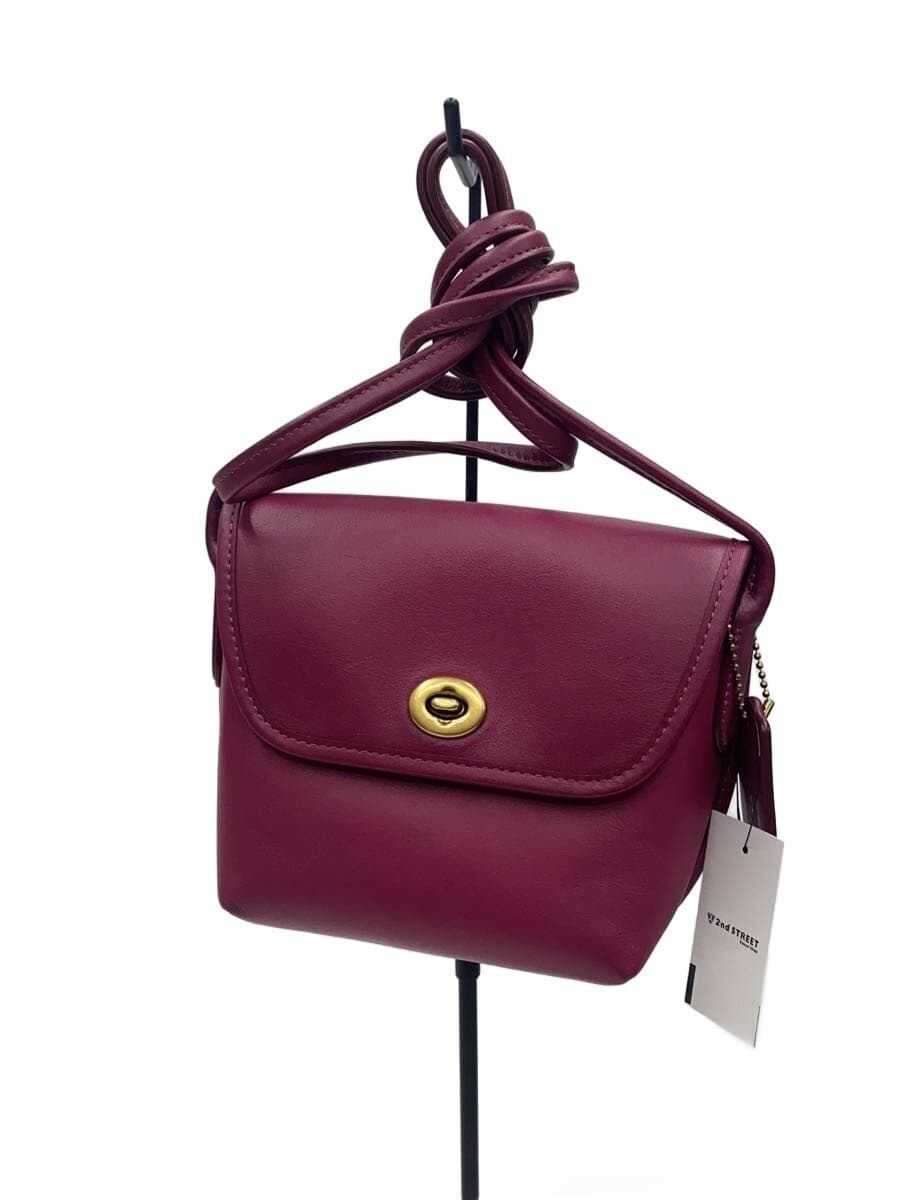 COACH Shoulder Bag Leather PNK M1980-2905