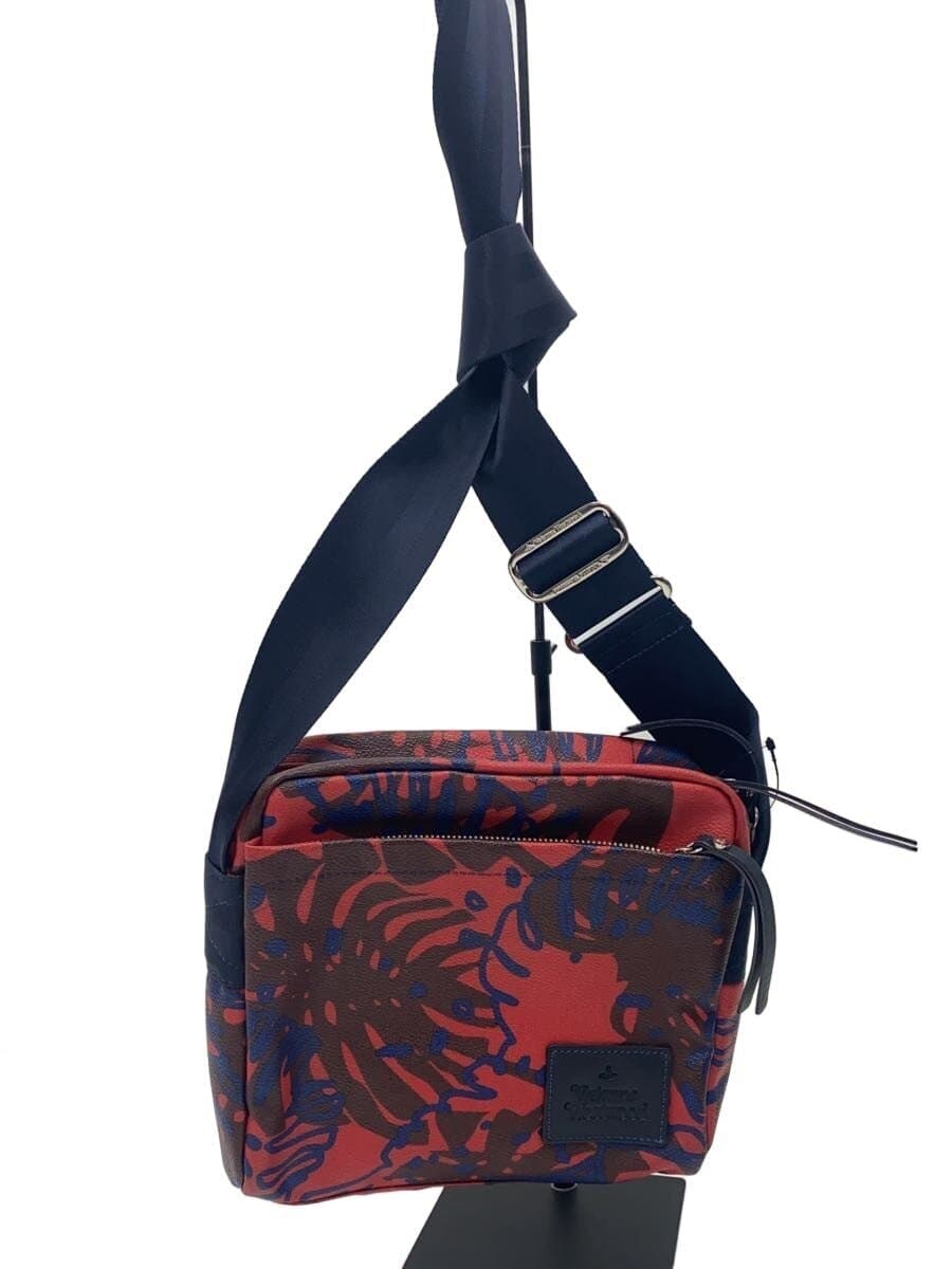Vivienne Westwood shoulder bag -- RED all-over pattern