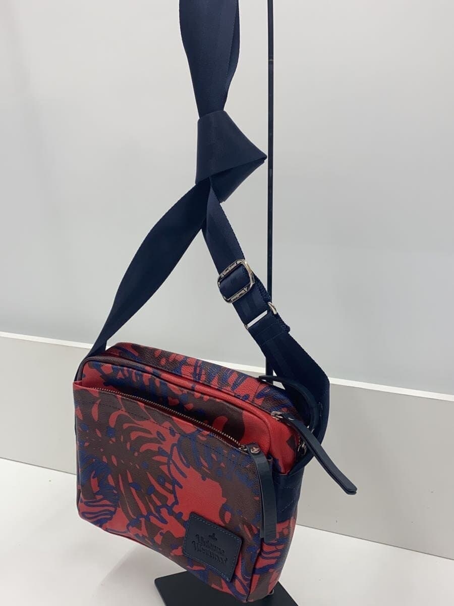 Vivienne Westwood shoulder bag -- RED all-over pattern 2