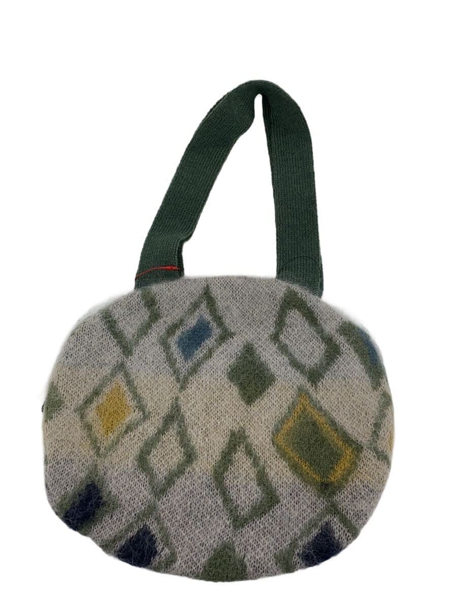 Other Brand FUGAFUGA Mohair Blend Handbag Wool GRN All Over Pattern BCF07624YA-210 2