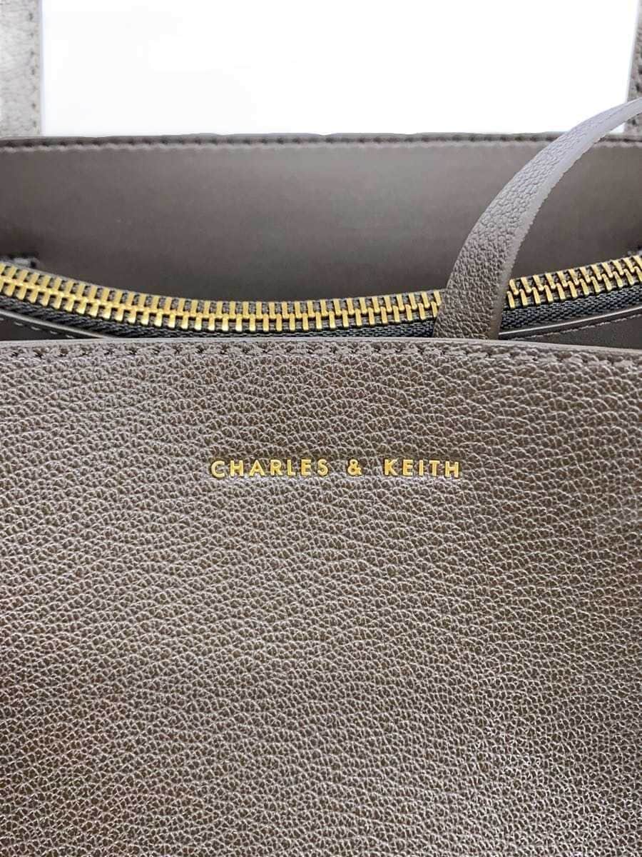 CHARLES&KEITH Tote Bag Leather BRW 5