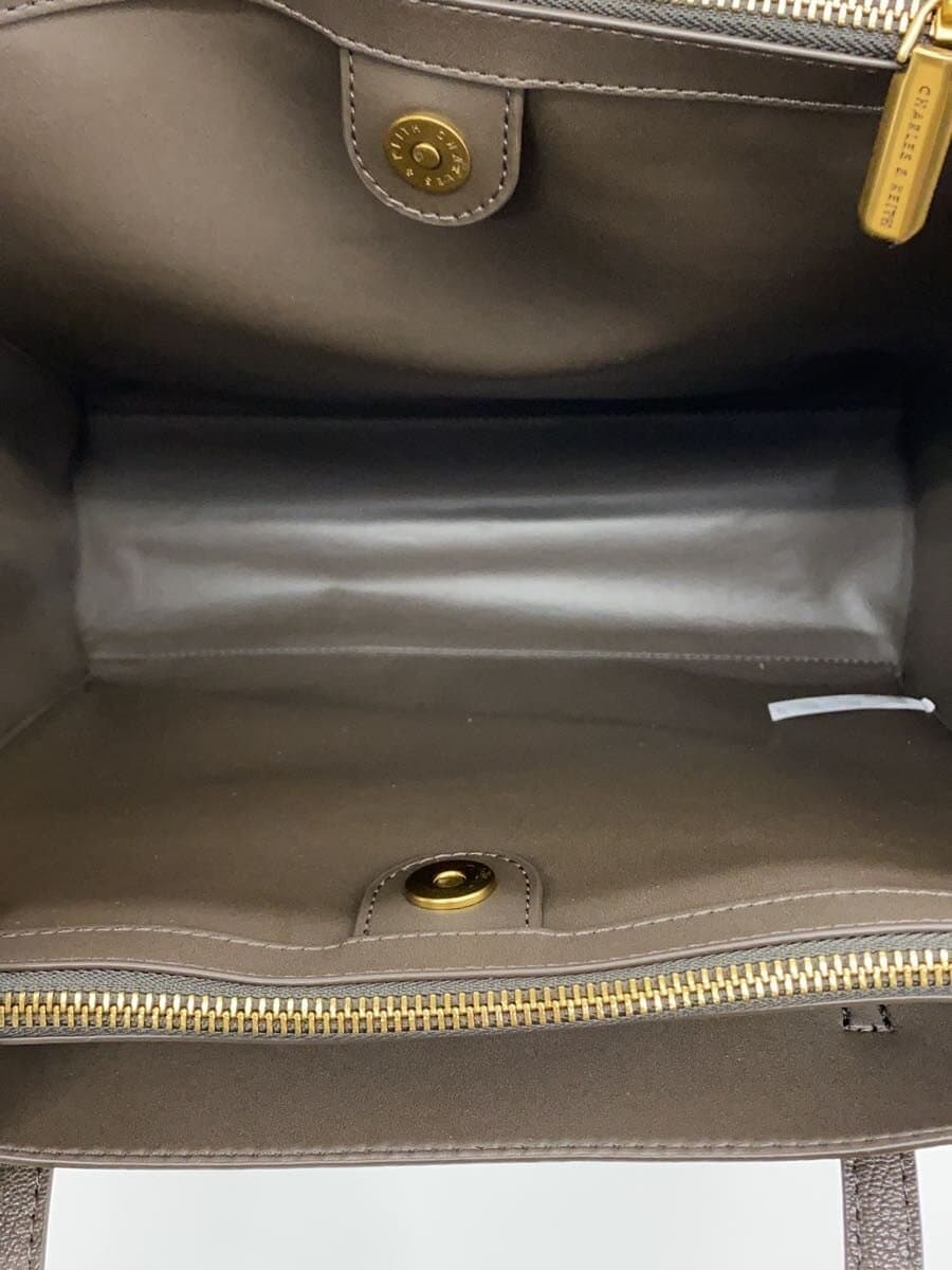 CHARLES&KEITH Tote Bag Leather BRW 6