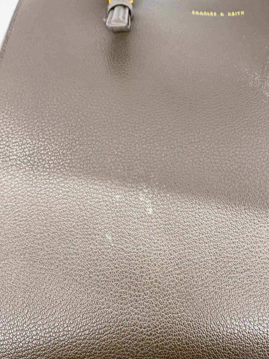 CHARLES&KEITH Tote Bag Leather BRW 8