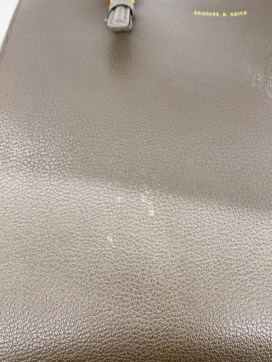 CHARLES&KEITH Tote Bag Leather BRW 8