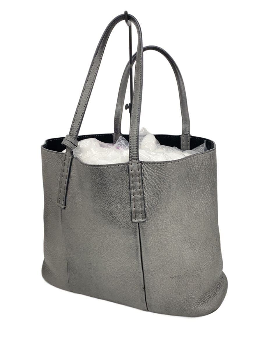 HIROFU Tote Bag Leather SLV 2