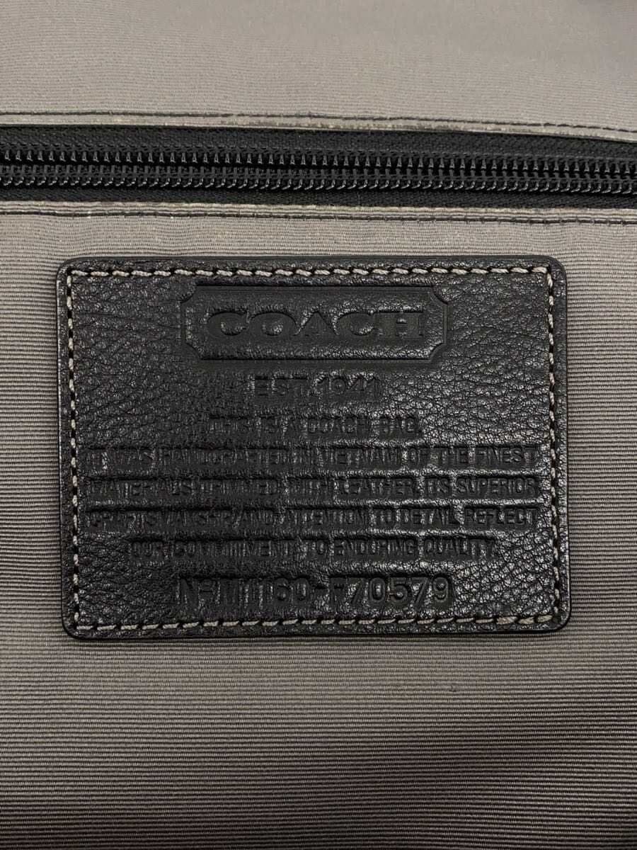 COACH Backpack Canvas BLK F70579 5