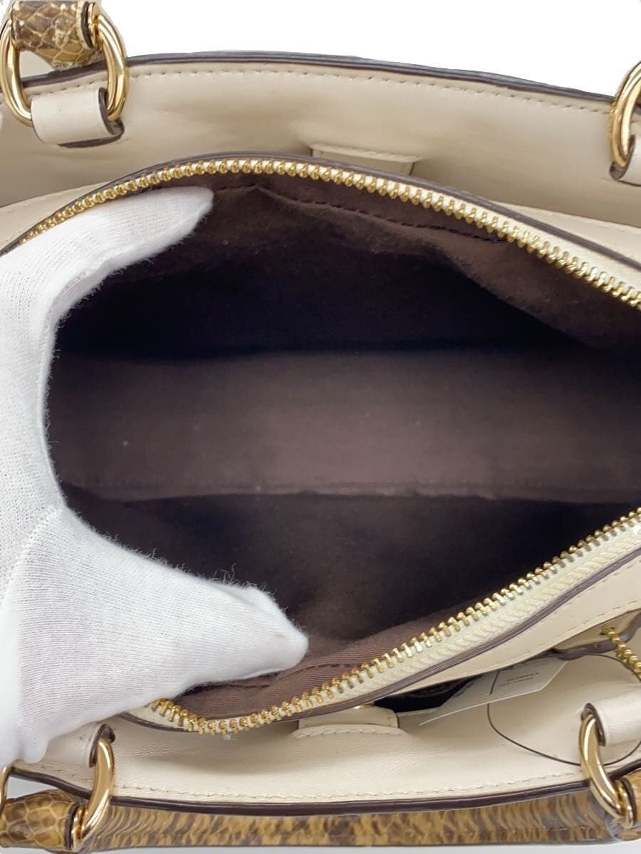 COACH Lily Carryall Signature Canvas 2-Way Handbag PVC BEG All Over Pattern 6