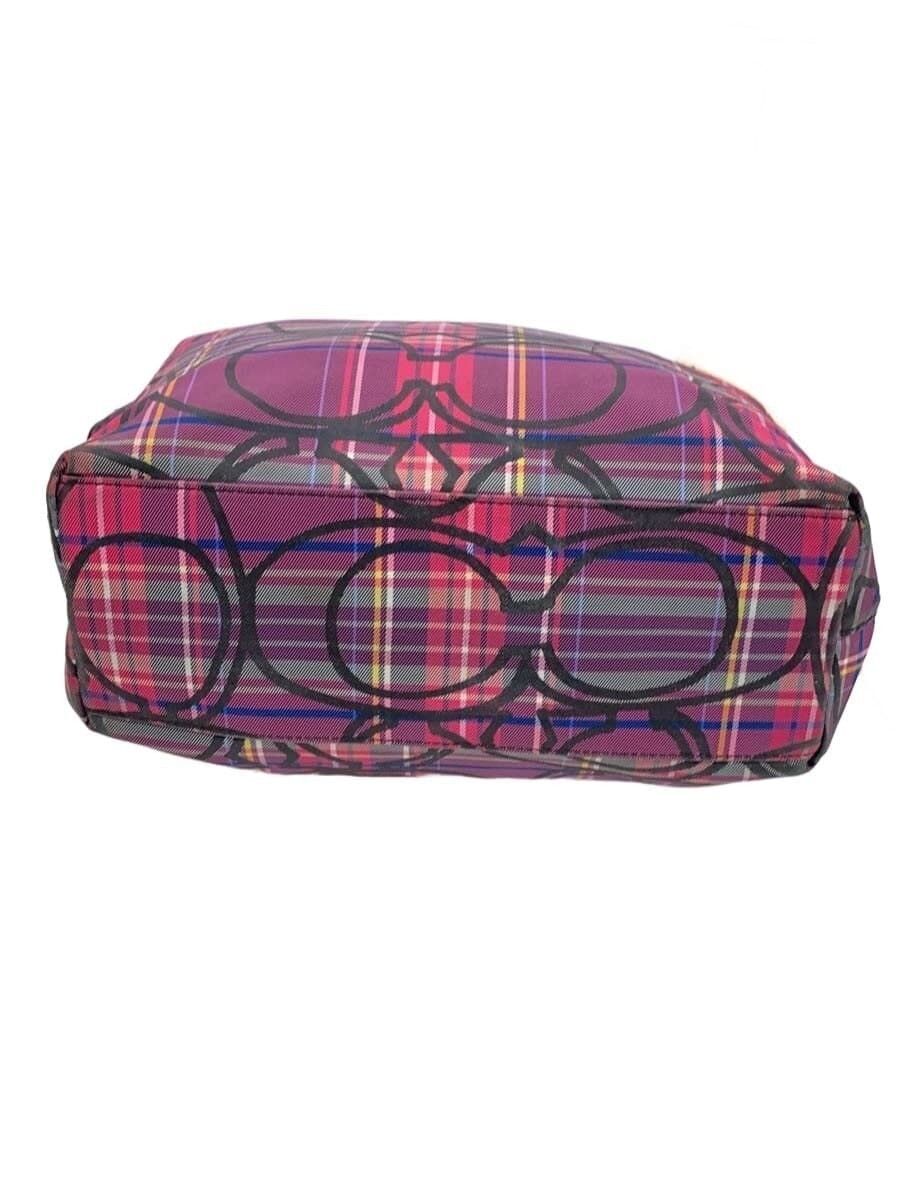 COACH Signature Pattern Tote Bag Nylon PUP All Over Pattern F15229 4