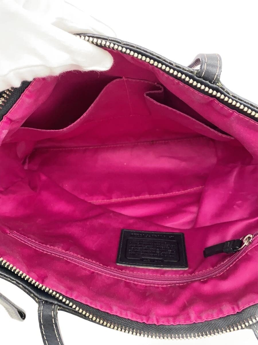 COACH Signature Pattern Tote Bag Nylon PUP All Over Pattern F15229 6