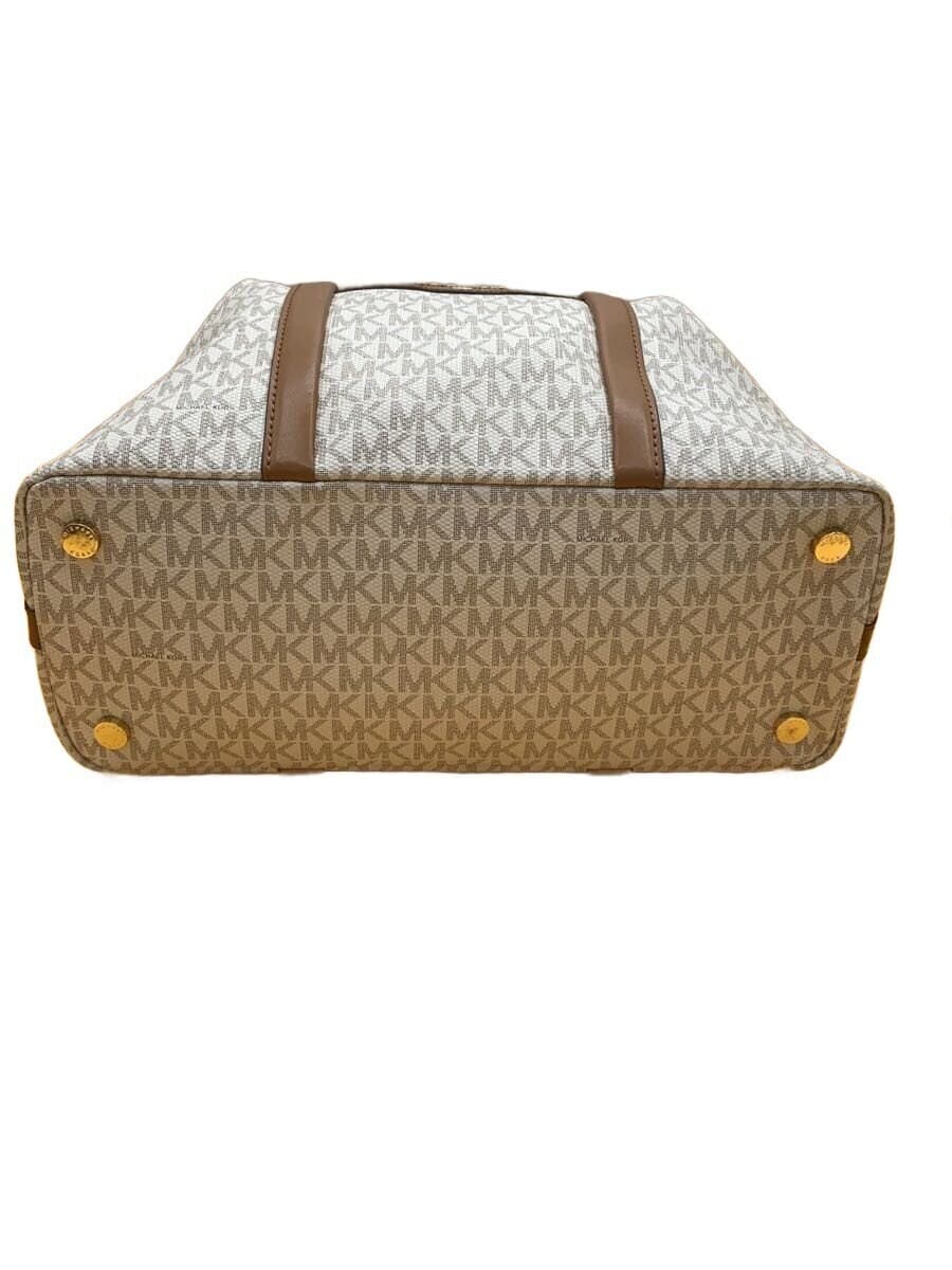 MICHAEL KORS Mini Boston Bag Leather CRM Monogram BA-2102 4