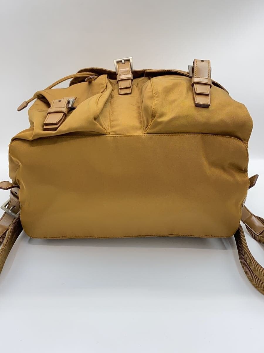 PRADA Triangle Logo Plate Backpack Nylon BRW 4