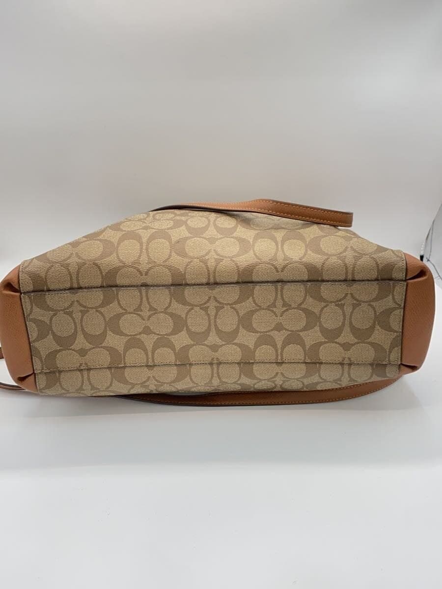 COACH Handbag Signature All Over Pattern PVC BRW All Over Pattern 4