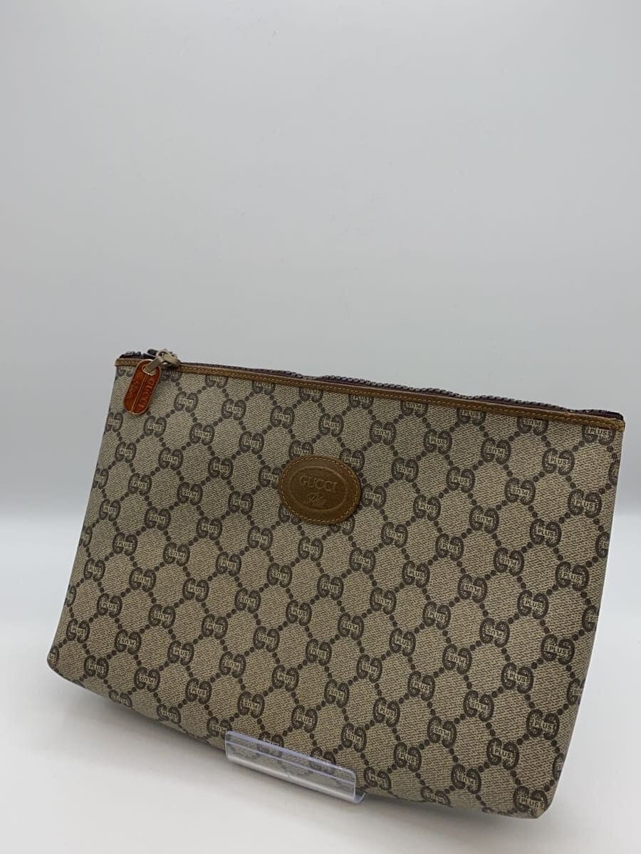 GUCCI PLUS clutch bag leather multicolor monogram 2