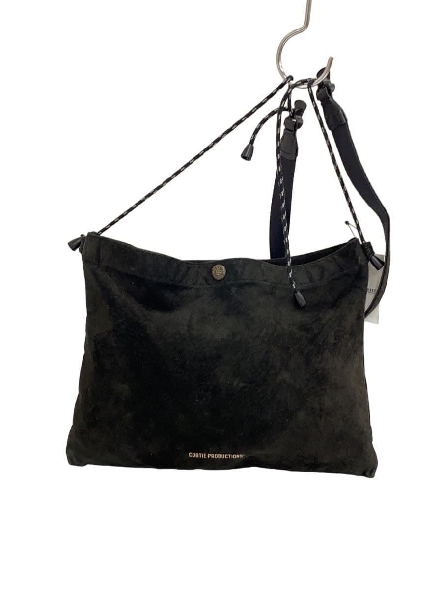 COOTIE Shoulder Bag Suede BLK Solid
