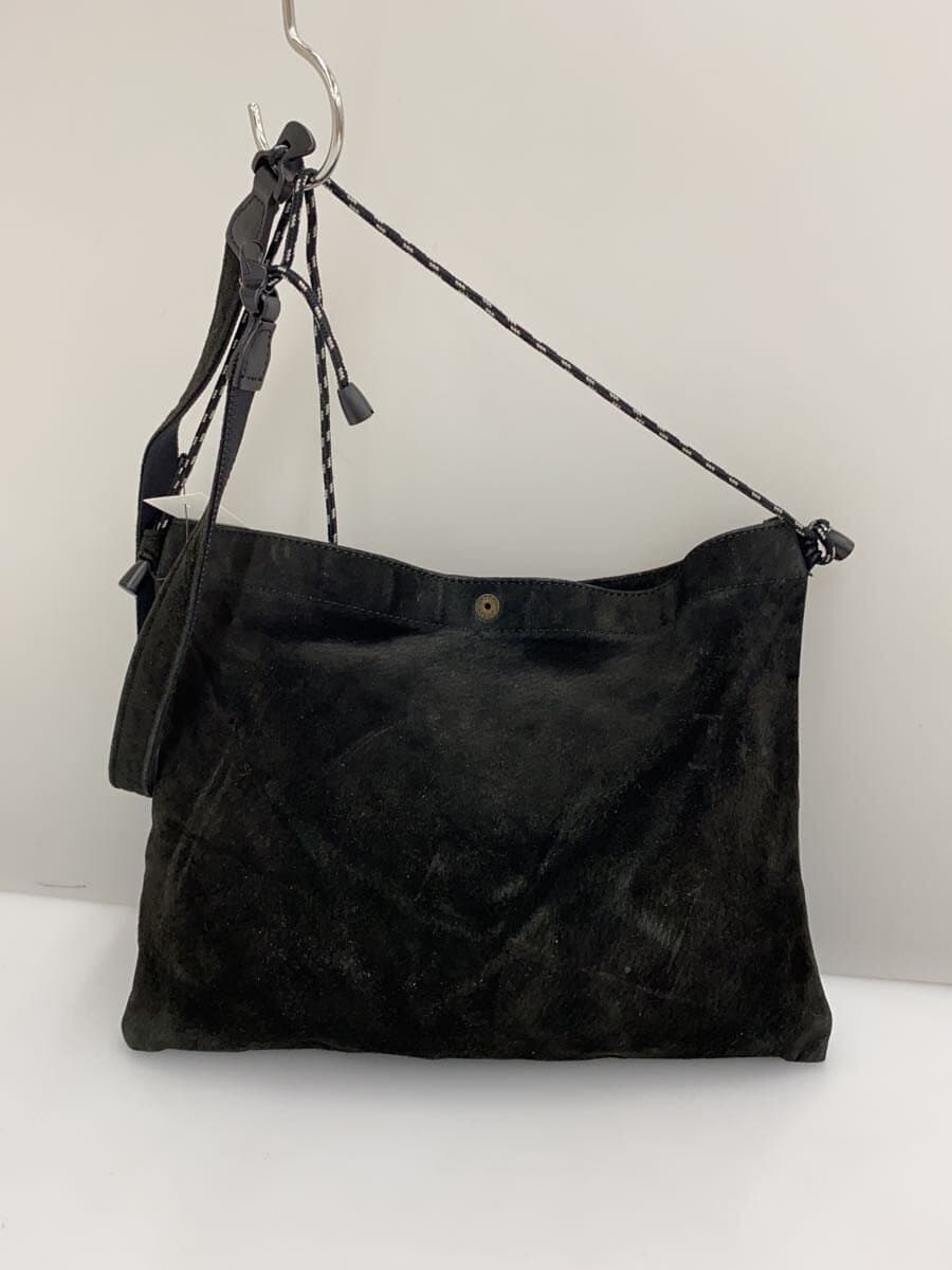 COOTIE Shoulder Bag Suede BLK Solid 3