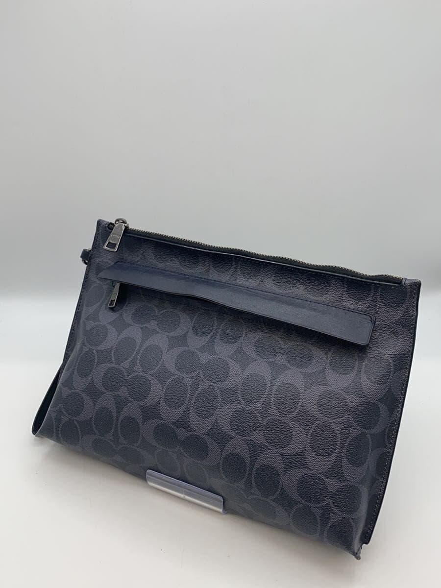 COACH second bag leather NVY all-over pattern F29508 2