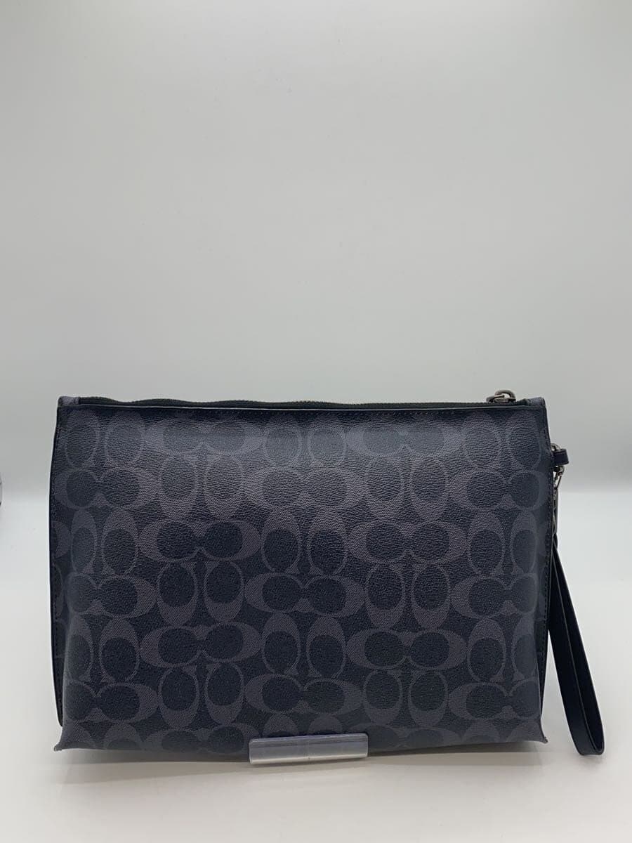 COACH second bag leather NVY all-over pattern F29508 3