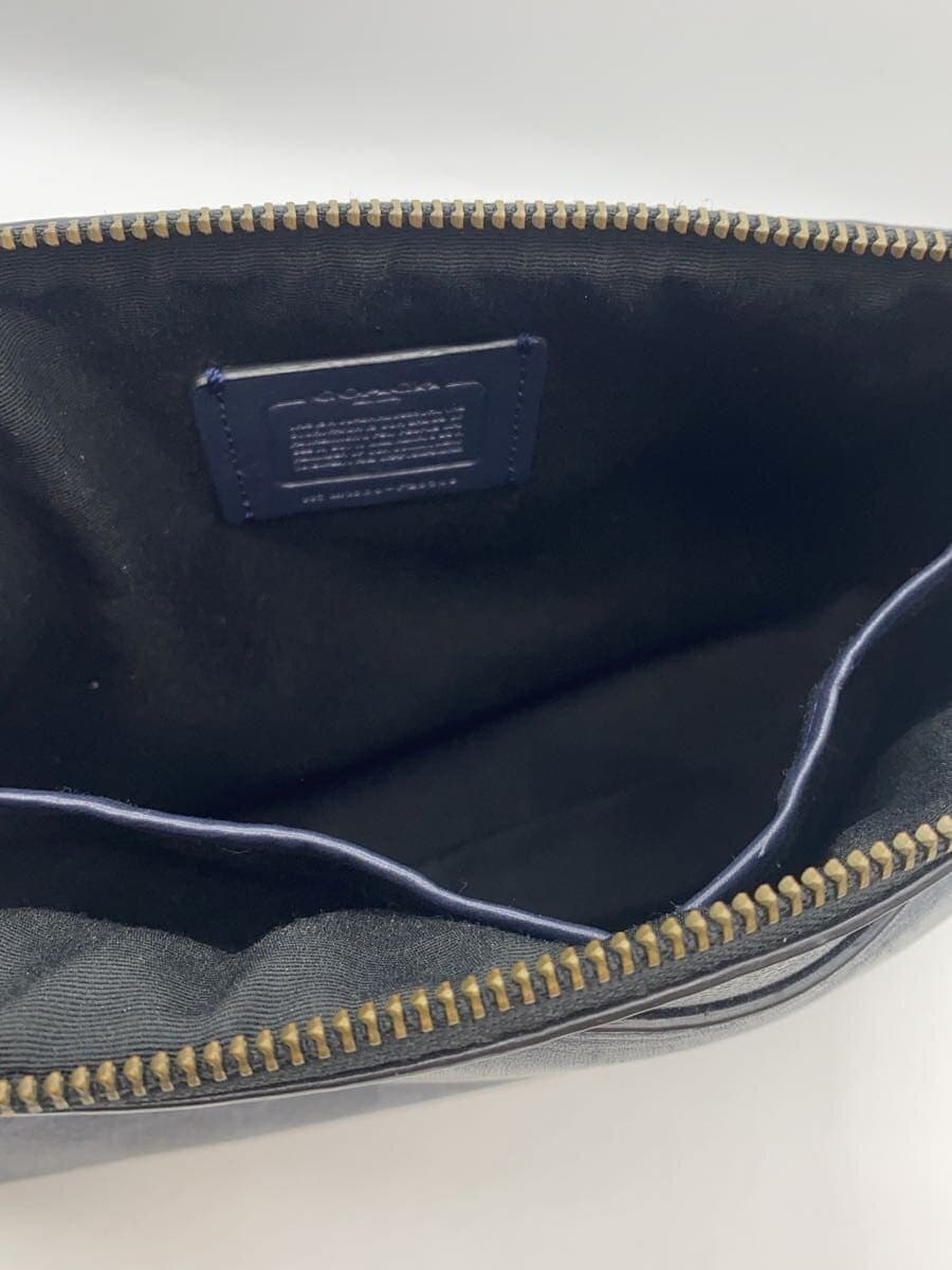 COACH second bag leather NVY all-over pattern F29508 6