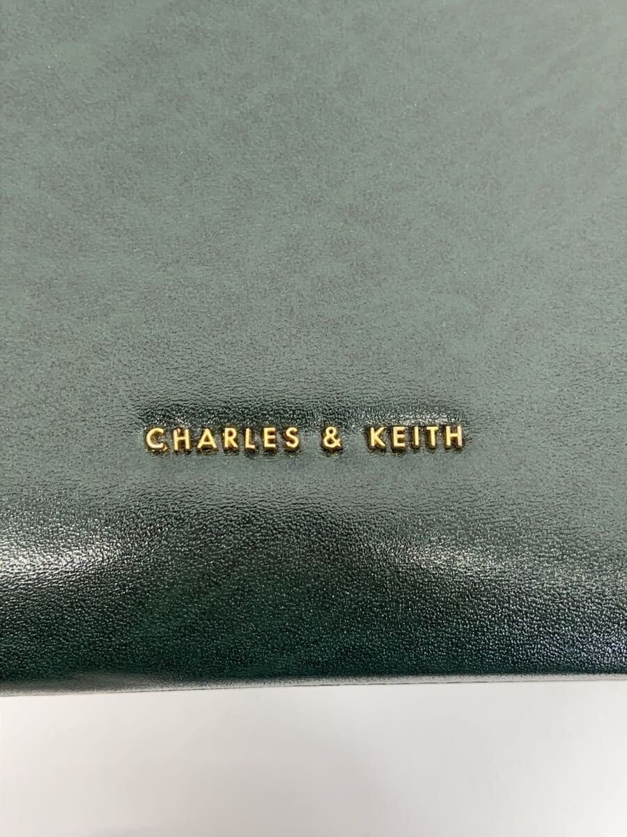 CHARLES&KEITH Tote Bag Leather GRN Solid 5