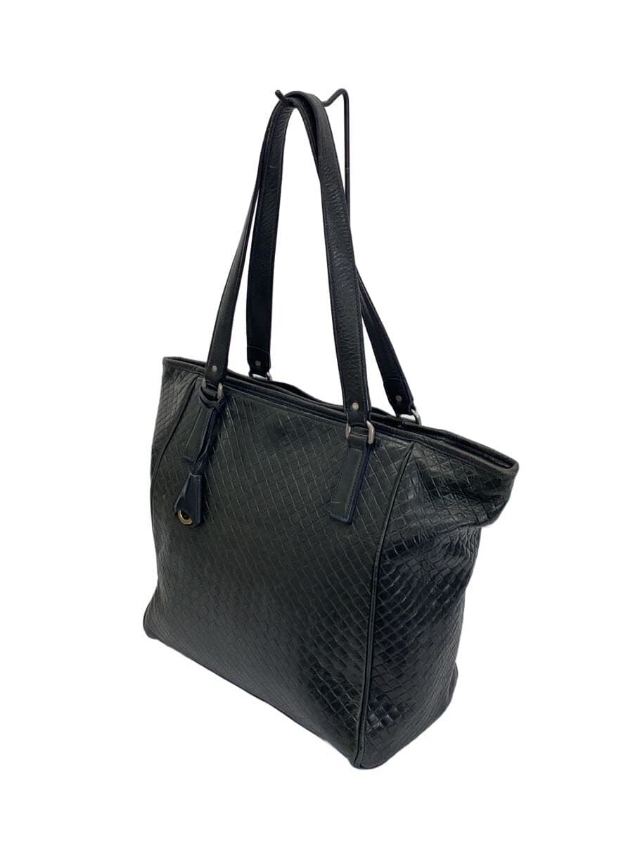 monsieur NICOLE x aniary Tote Bag Cowhide BLK 2