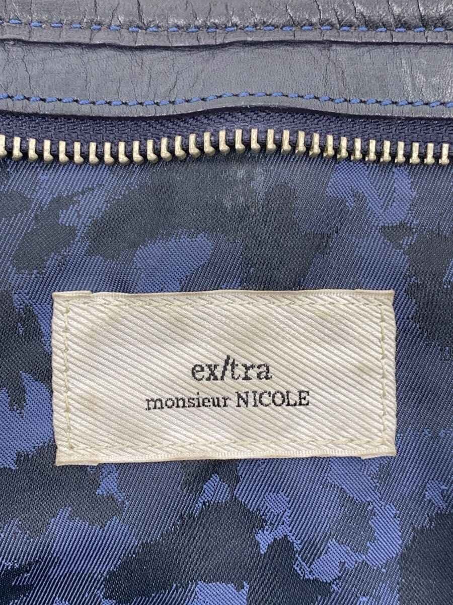 monsieur NICOLE x aniary Tote Bag Cowhide BLK 5