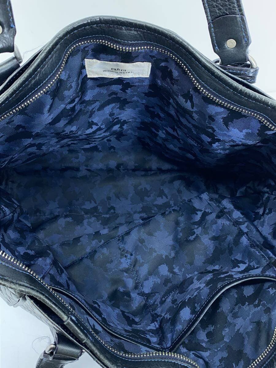 monsieur NICOLE x aniary Tote Bag Cowhide BLK 6