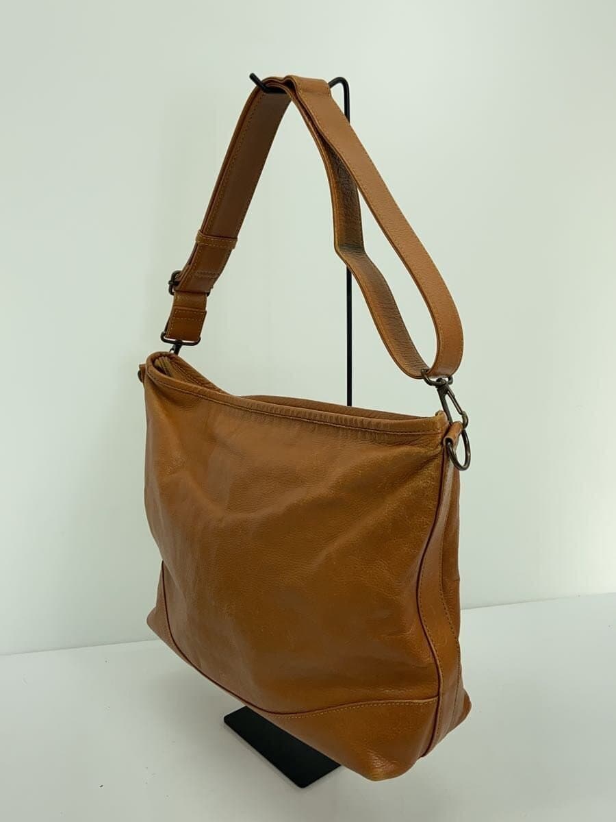 MOTHERHOUSE Shrunken Leather Shoulder Bag Leather BRW 2