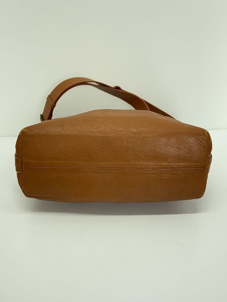 MOTHERHOUSE Shrunken Leather Shoulder Bag Leather BRW 4