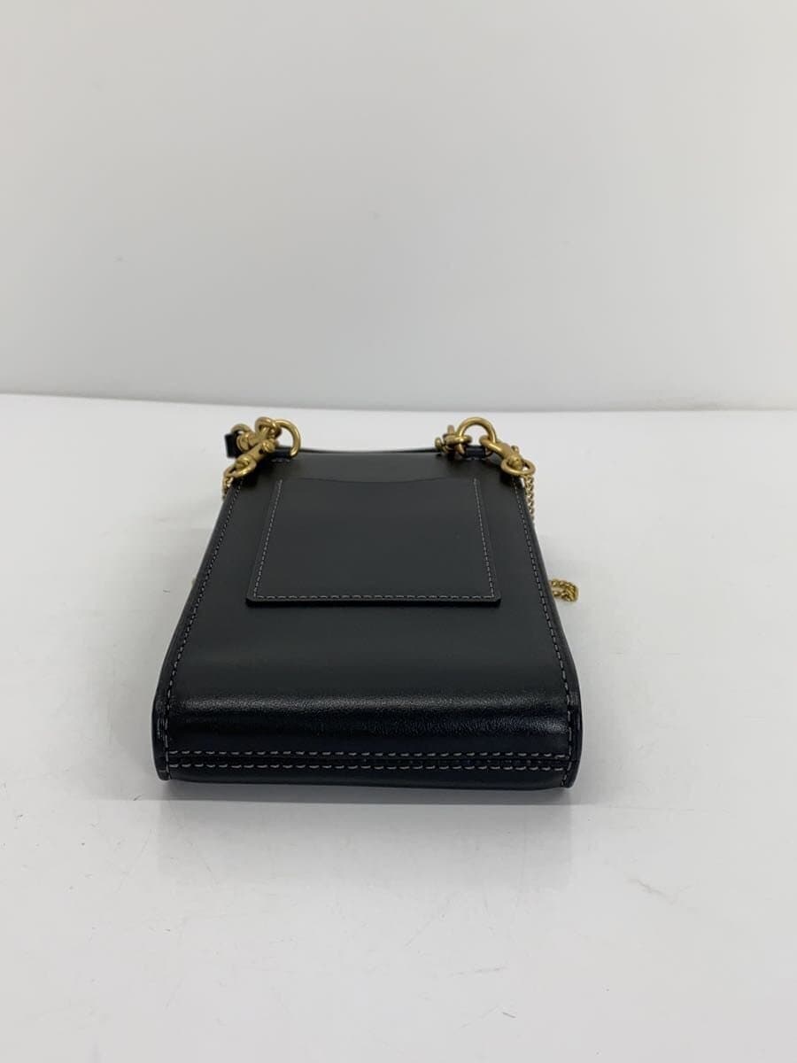 COACH shoulder bag leather black plain J2492-CZ109 4