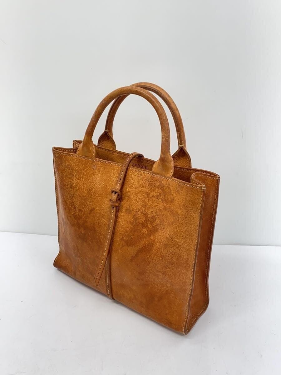 GENTEN bag leather BRW plain 2