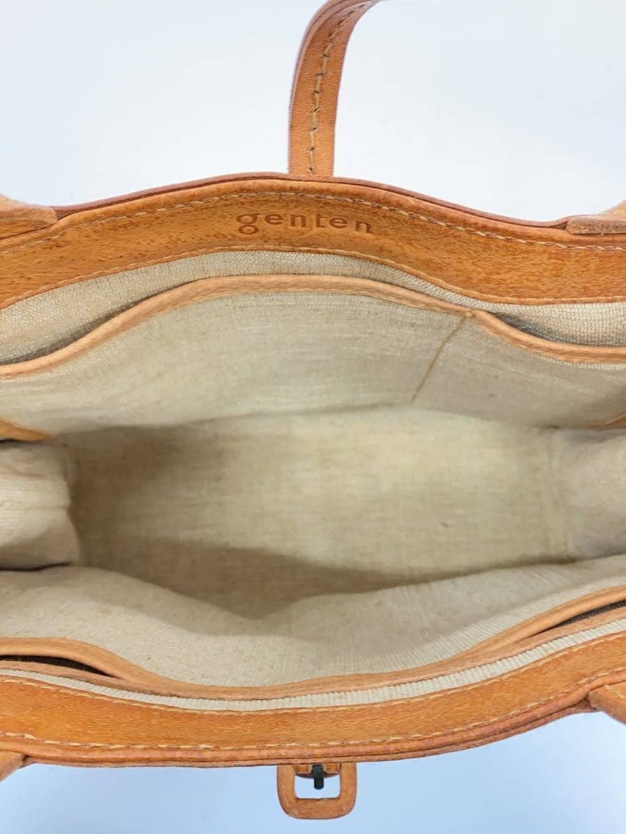 GENTEN bag leather BRW plain 6