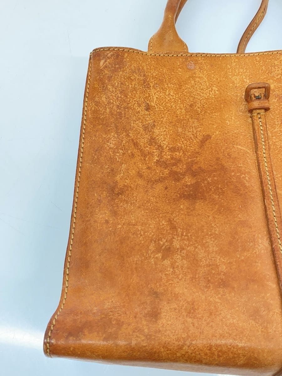 GENTEN bag leather BRW plain 7