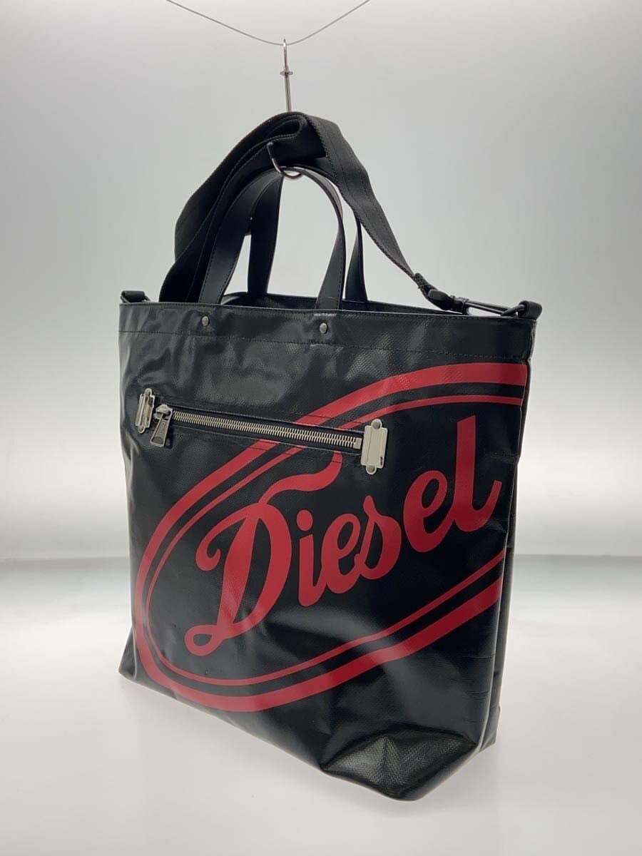 DIESEL Tote Bag PVC BLK 2
