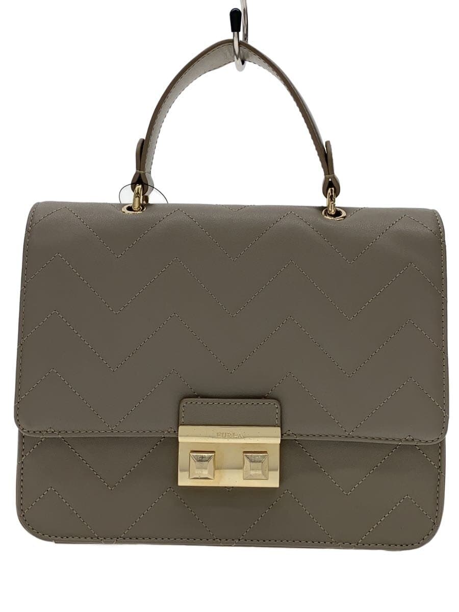 FURLA Bag Leather GRY Solid