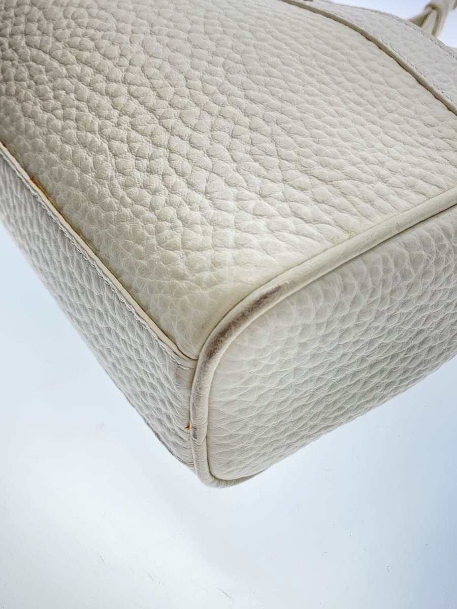 FURLA Shoulder Bag Leather WHT Solid 7