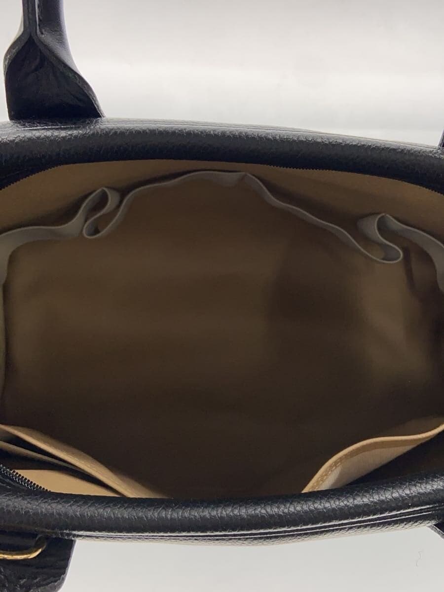 LONGCHAMP Boston Bag Leather BLK Solid 6