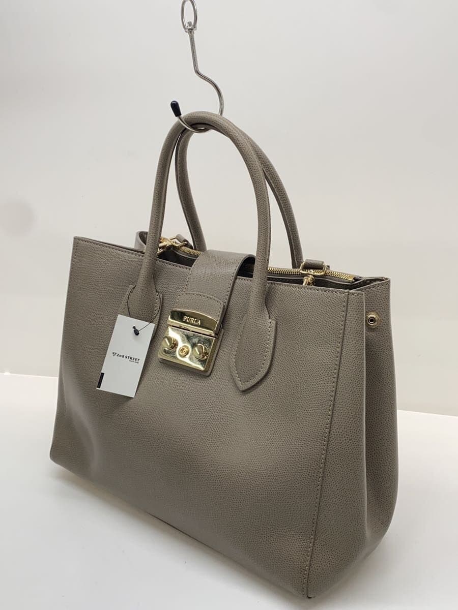 FURLA Handbag Cowhide BRW Solid 2