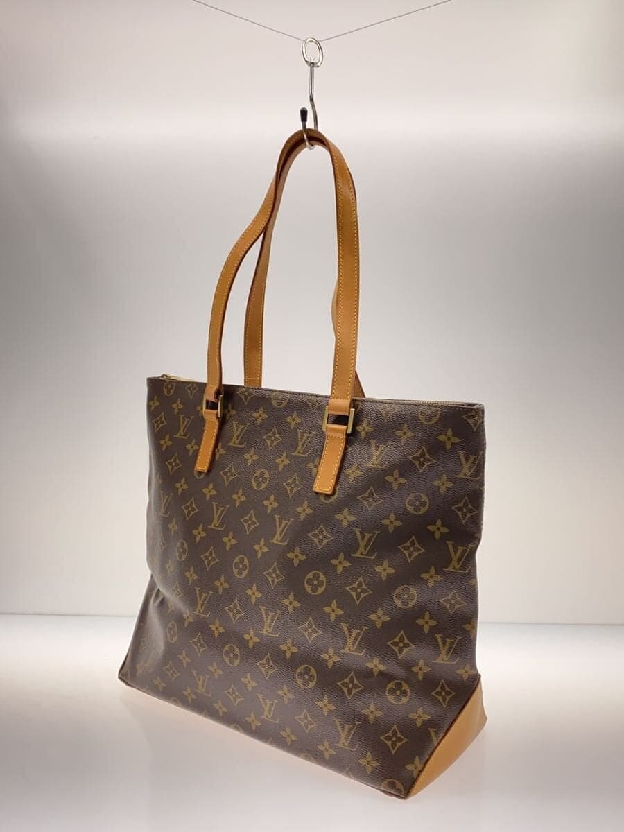 LOUIS VUITTON Cabas Mezzo _Monogram Canvas PVC BRW 2