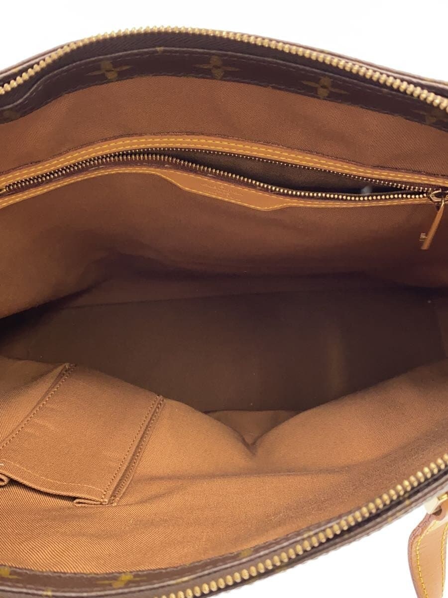 LOUIS VUITTON Cabas Mezzo _Monogram Canvas PVC BRW 6