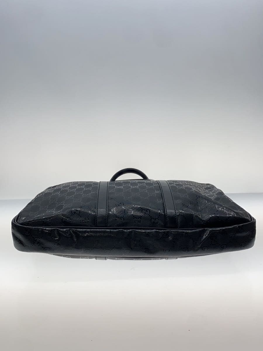 GUCCI Briefcase PVC BLK Allover Pattern 4