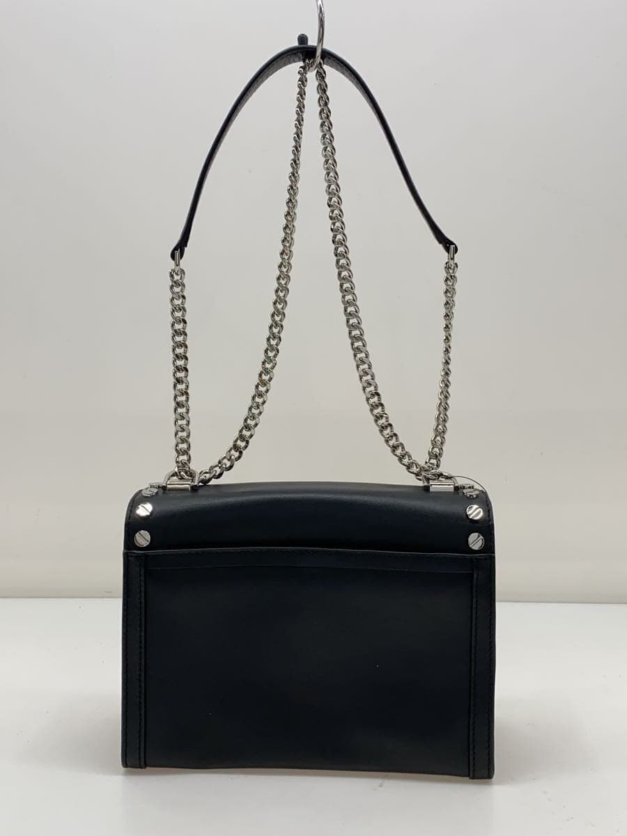 MICHAEL KORS Chain Shoulder Bag Studs Leather Black 30T9SWHL9L 3