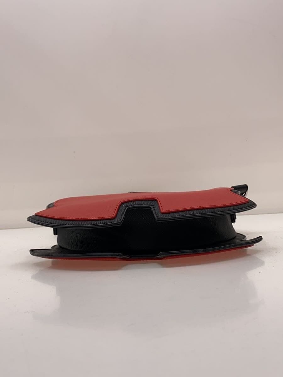 DisneyLOUNGEFLY MICKEY MOUSE Shoulder Bag Leather RED Solid Color 4