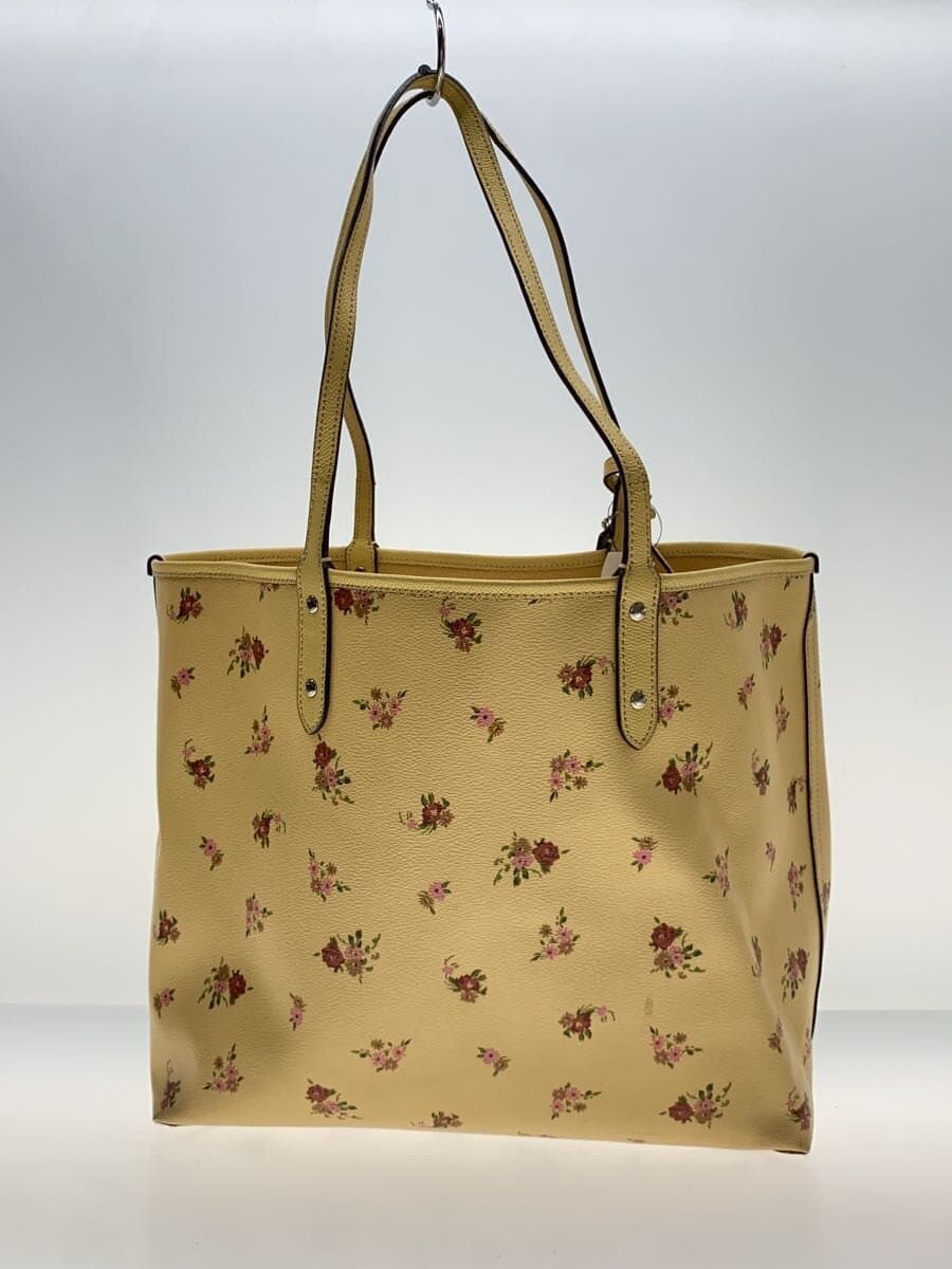 COACH × Disney tote bag PVC YLW F293359 has corner scratches 3