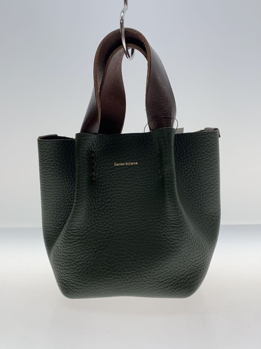 Hender Scheme Handbag Leather GRN 3