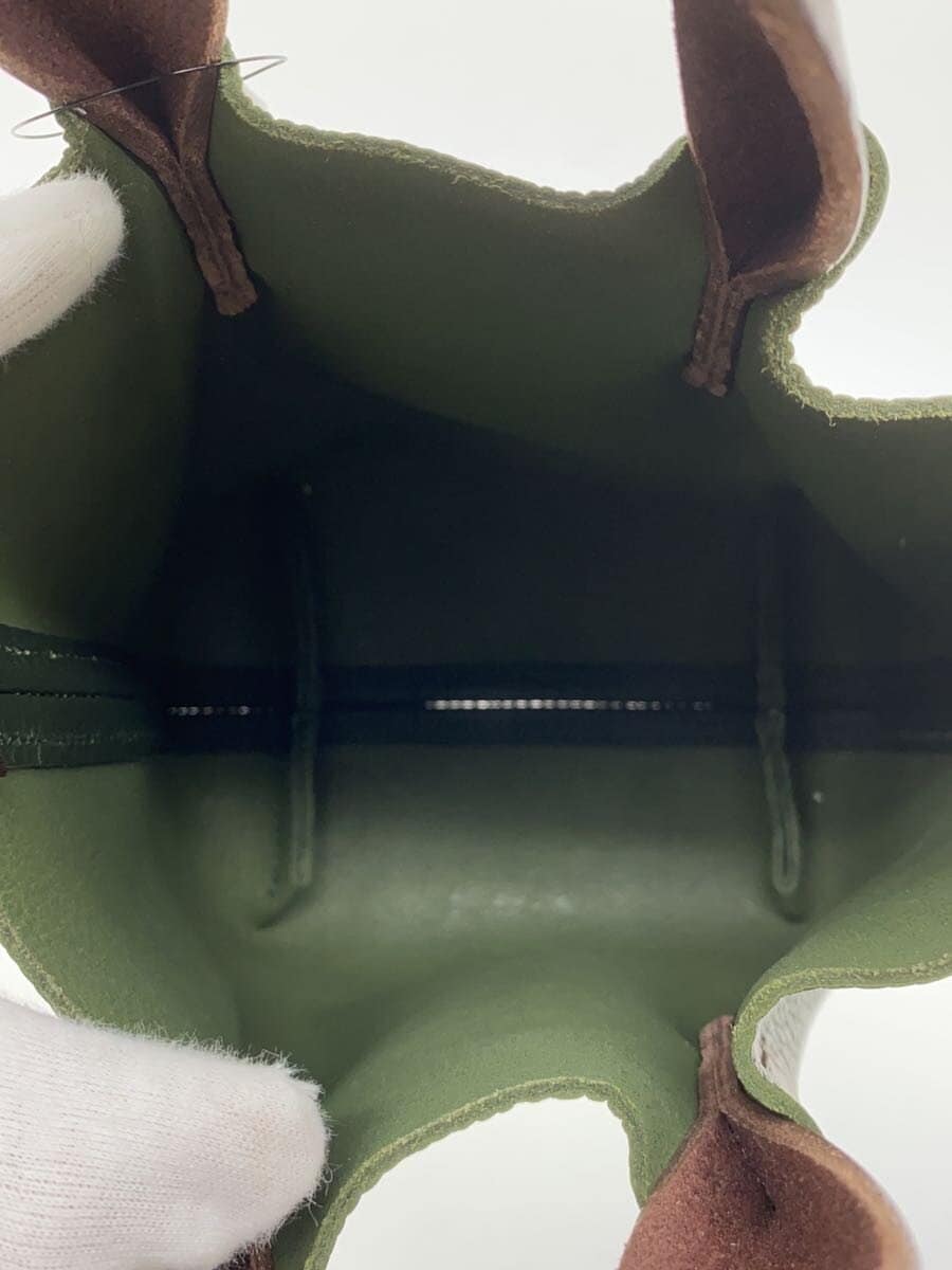 Hender Scheme Handbag Leather GRN 6