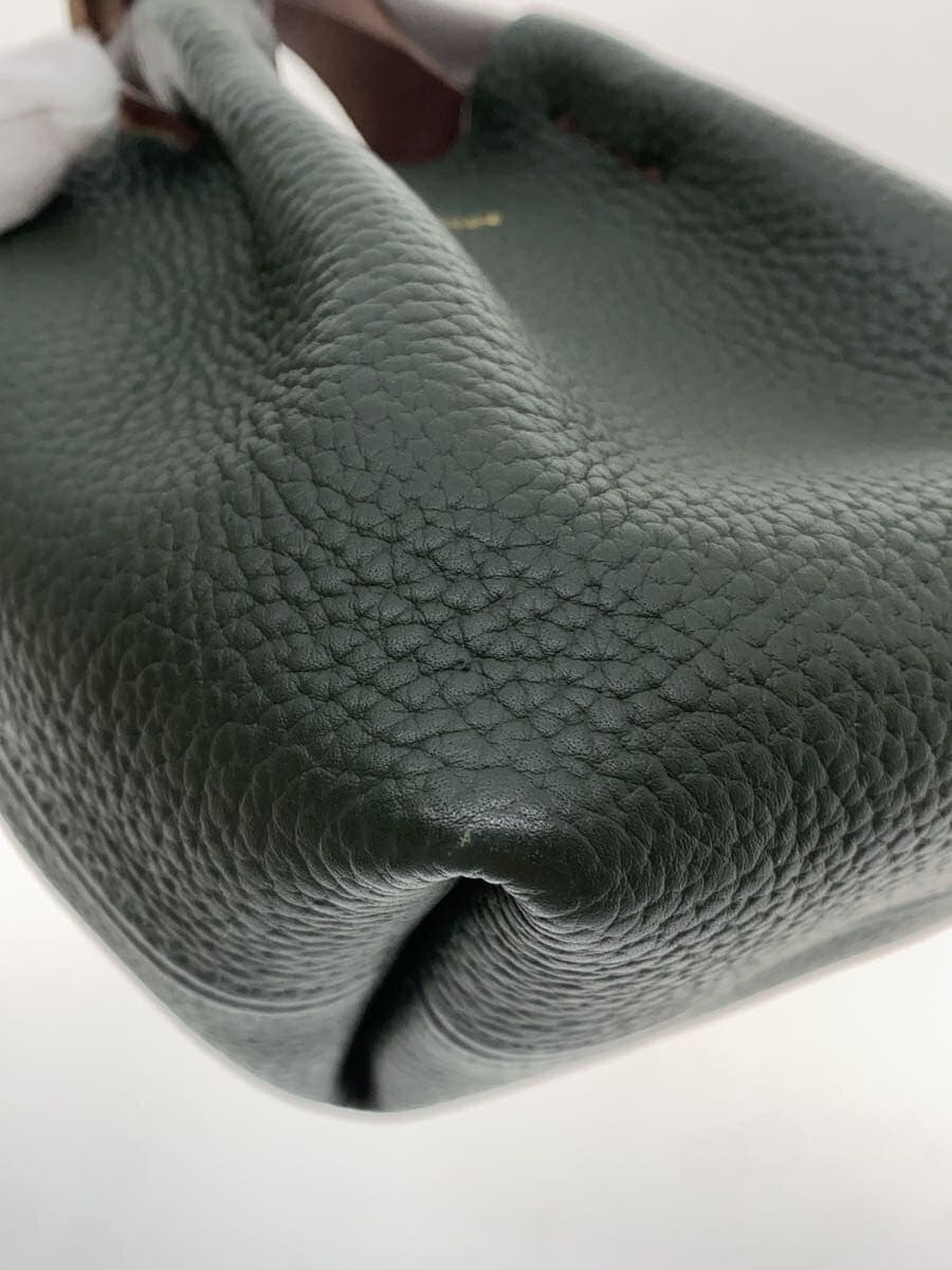 Hender Scheme Handbag Leather GRN 7